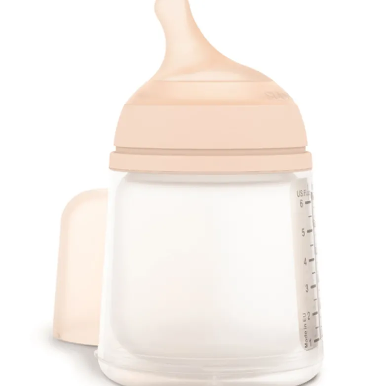 Coffret biberon spécial allaitement zerø.zerø et accessoires (180 ml)