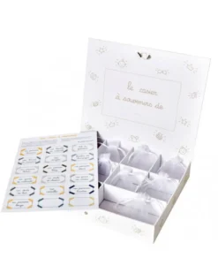 Coffret de naissance nuages arc en ciel