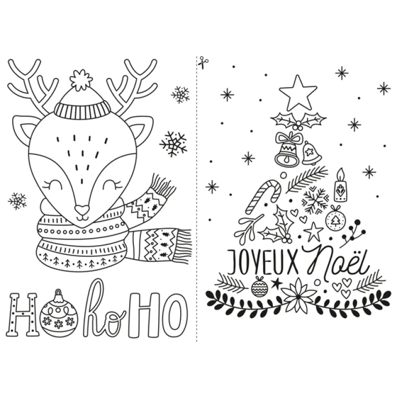 Coffret dessiner sur les vitres Noël