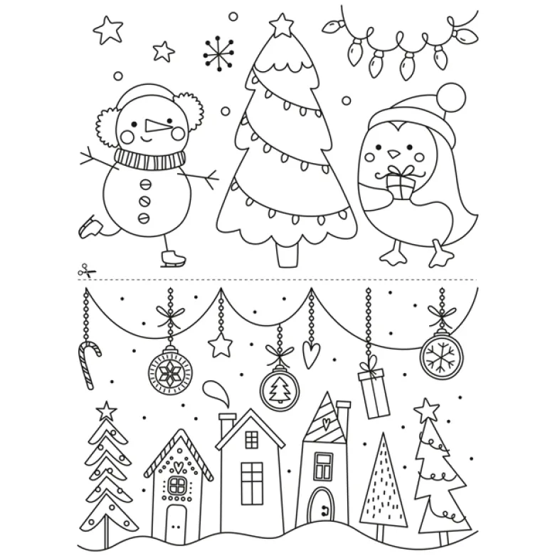 Coffret dessiner sur les vitres Noël