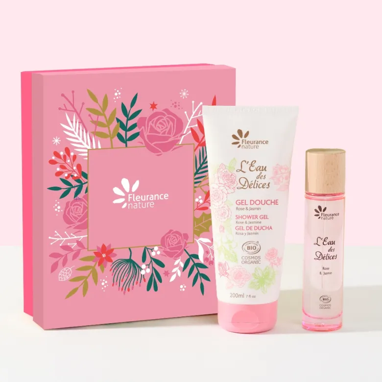 Coffret eau des délices rose & jasmin