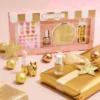 Coffret glitter doré - cheesecake papaye