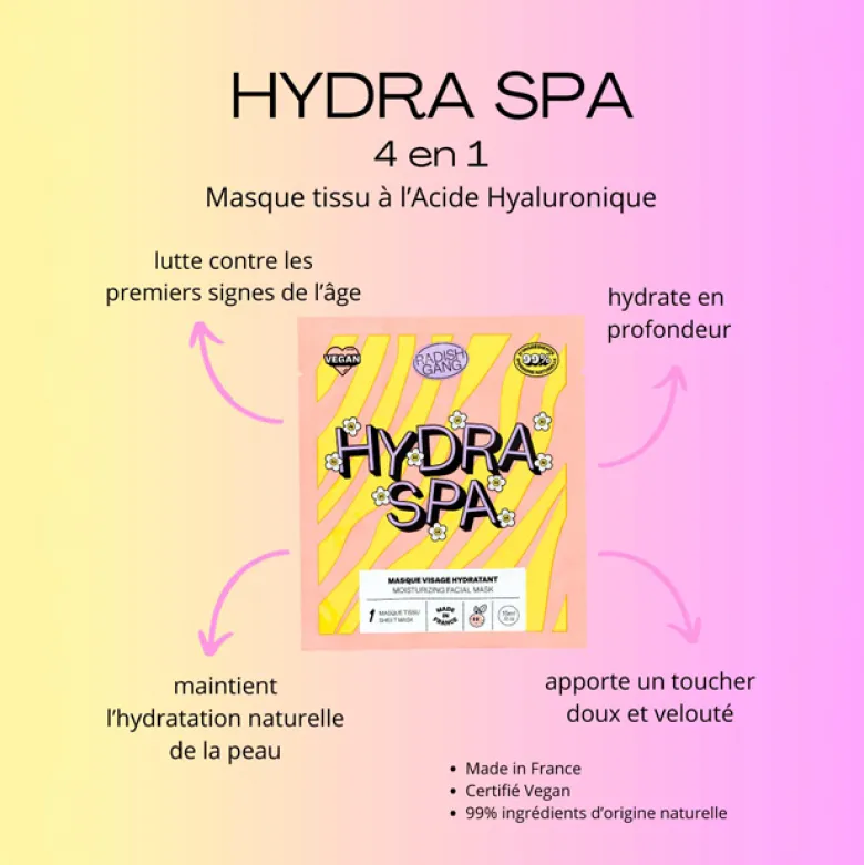 Coffret hydra spa Radish Gang