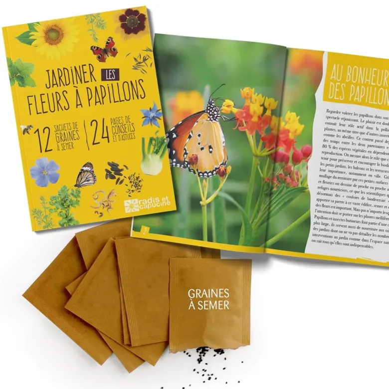 Coffret : je fais pousser mes 12 fleurs à papillons