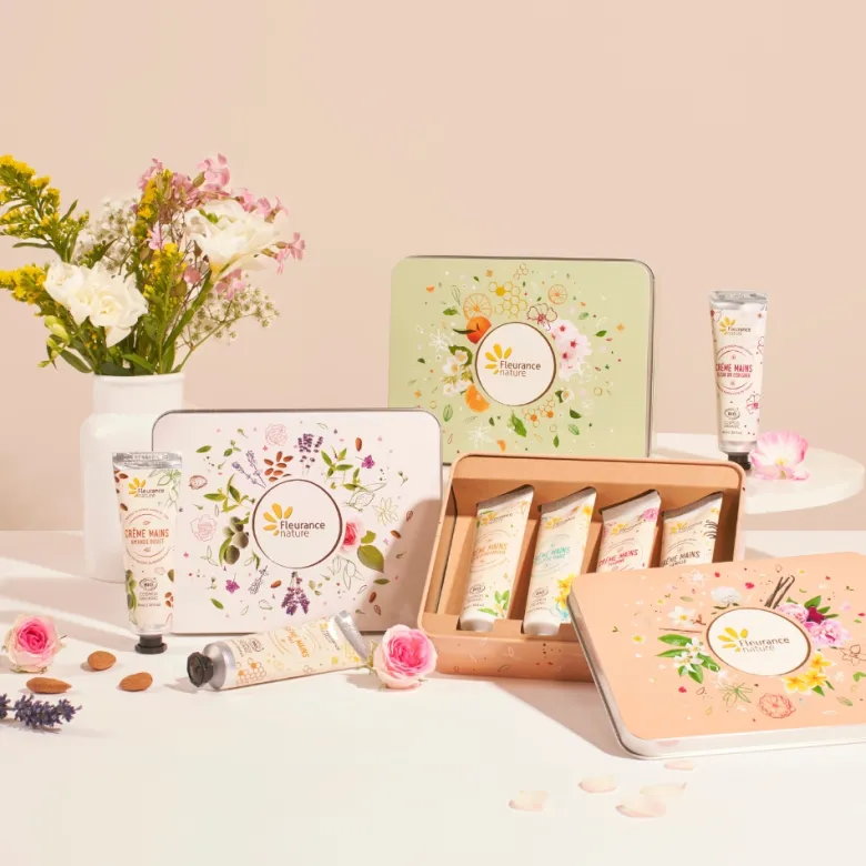Coffret mains beige instant douceur
