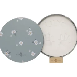 Coffret naissance à empreintes daisy blue