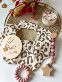 Coffret naissance lapin rose