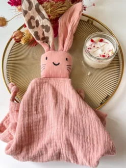 Coffret naissance lapin rose