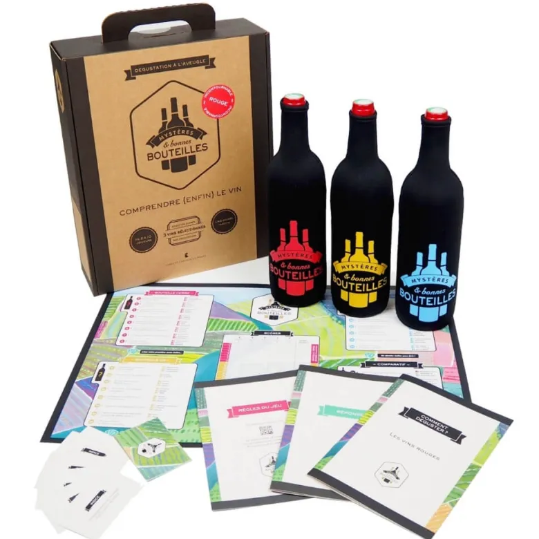 Coffret œnoludique vin rouge