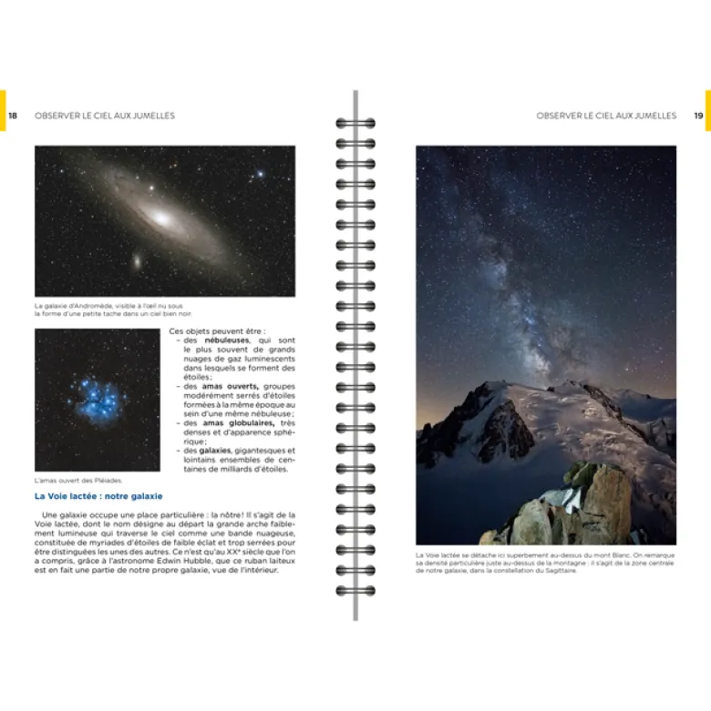Coffret observation le ciel aux jumelles