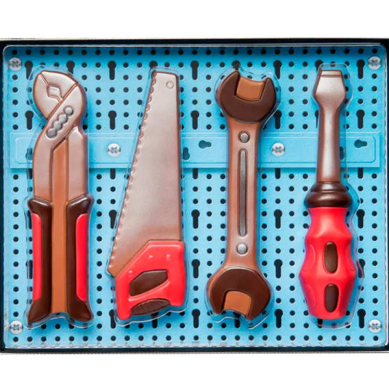 Coffret outils en chocolat