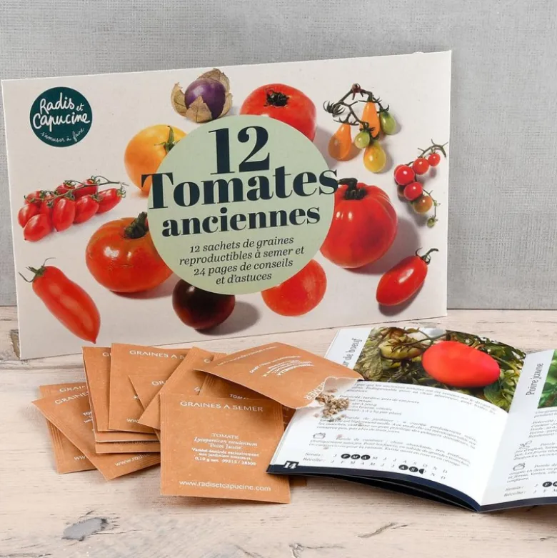 Coffret 12 sachets tomates anciennes