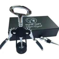 Coffret tire-bouchon à ailettes bouchon