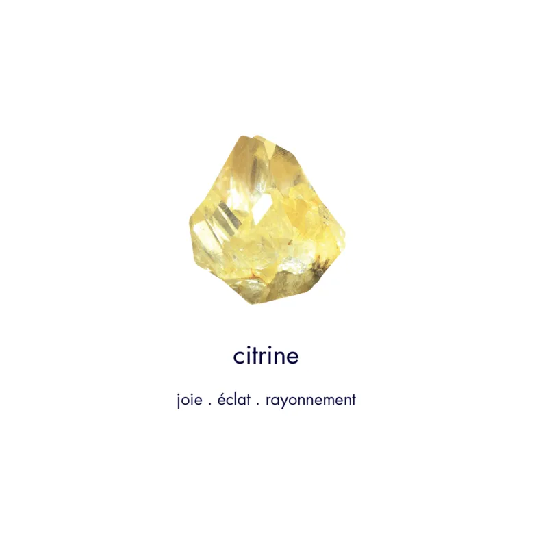 Collier citrine - essentiel