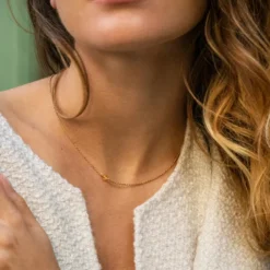 Collier citrine - essentiel