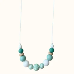 Collier d'allaitement - printemps vert