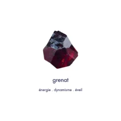 Collier grenat - essentiel