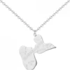 Collier guadeloupe argent en acier