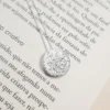 Collier jaci pleine lune argent