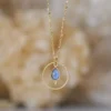 Collier labradorite clementine