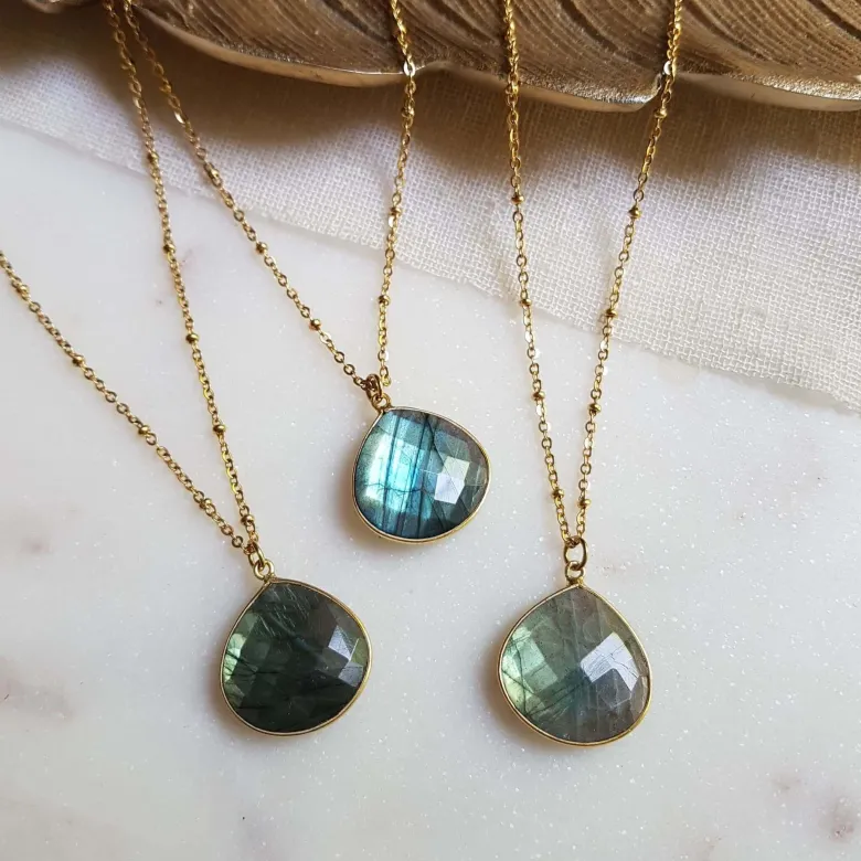 Collier labradorite justine