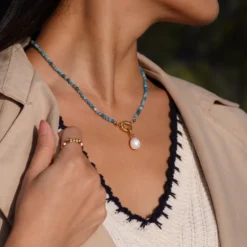 Collier océan Bleu