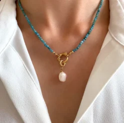 Collier océan Bleu