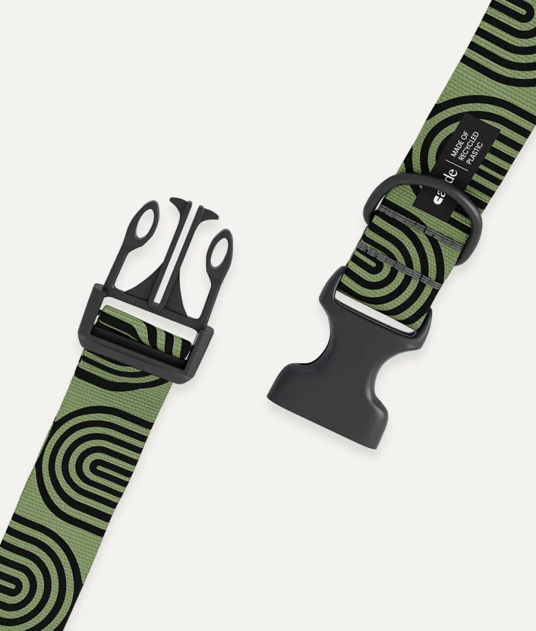 Collier pet recyclé xs - vert