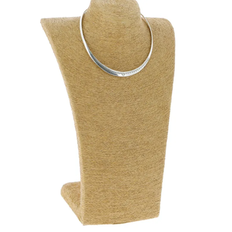 Collier torque en argent