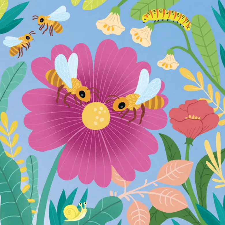 Coloriage Les petites bêtes du jardin