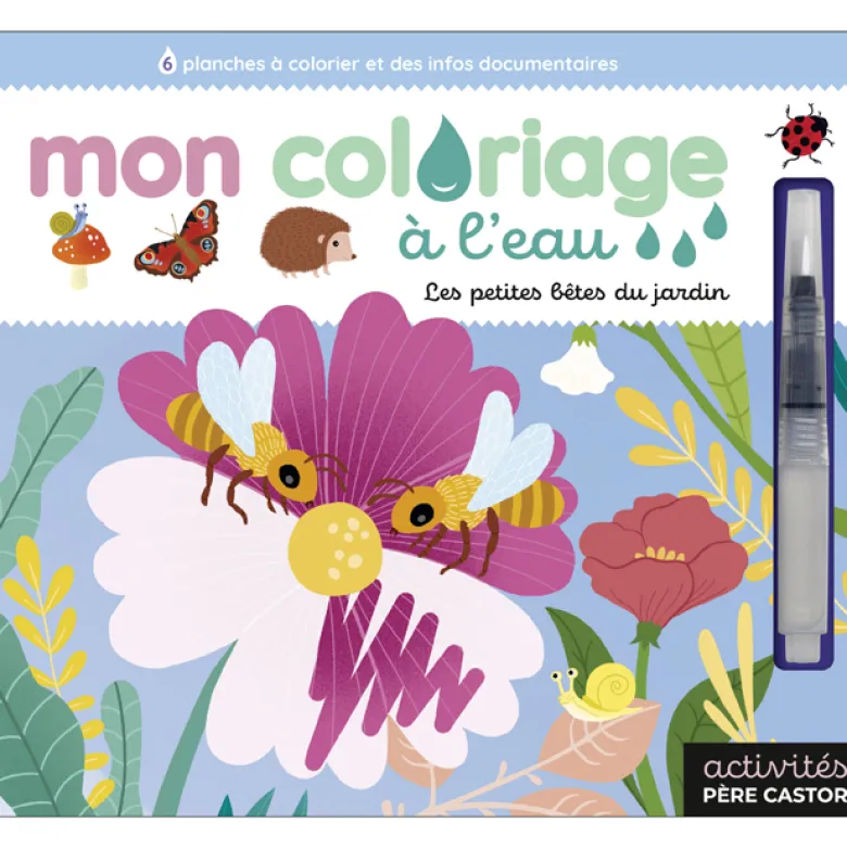 Coloriage Les petites bêtes du jardin