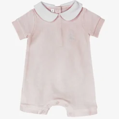 Combishort bébé rose 3