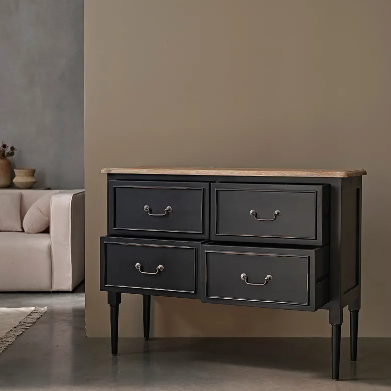 Commode en bois d'acajou