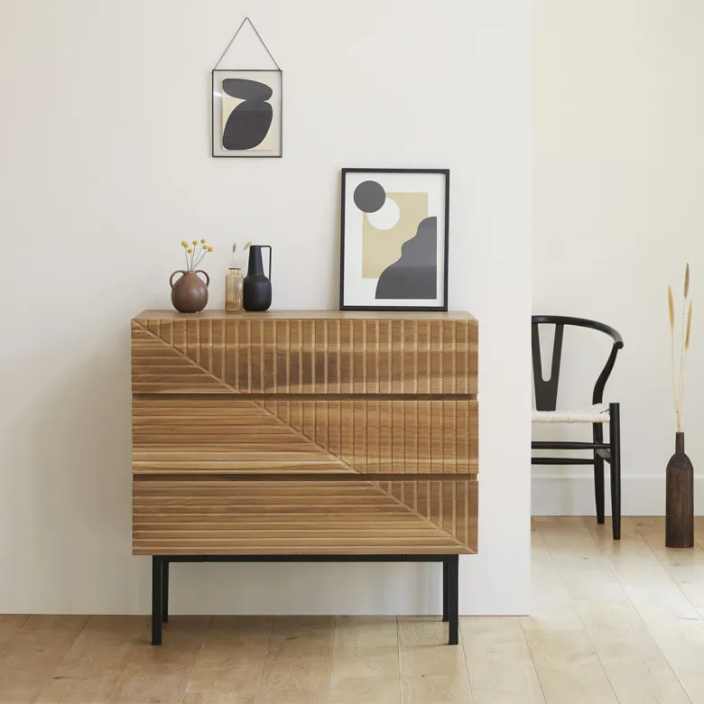 Commode en bois de teck
