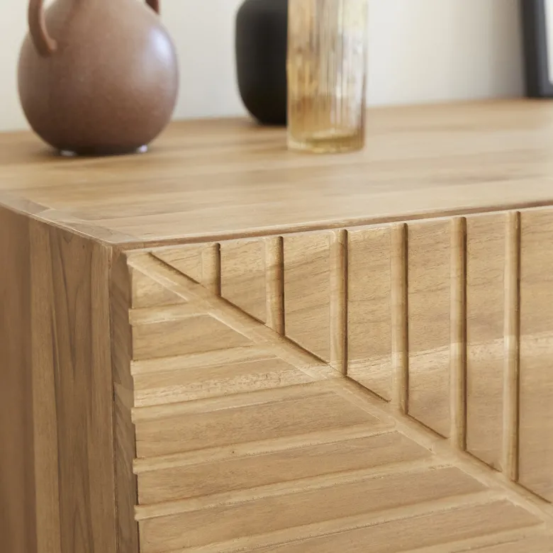 Commode en bois de teck