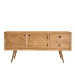 Commode mindi 2 tiroirs 2 portes