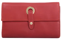 Compagnon tout-en-un katana cuir sauvage Rouge