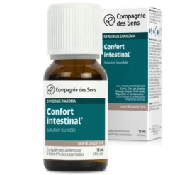 Confort intestinal - huiles essentielles en solution buvable