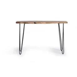 Console bois marron - décoration