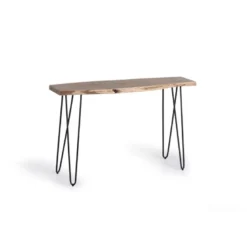 Console bois marron - décoration