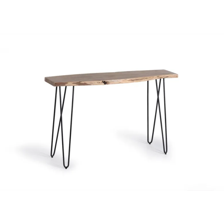 Console bois marron - décoration