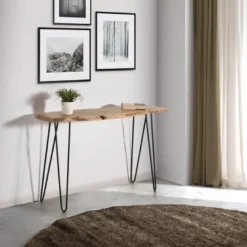 Console bois marron - décoration