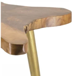 Console bois marron - décoration
