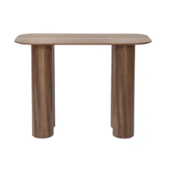 Console en bois foncé l100 cm foleen