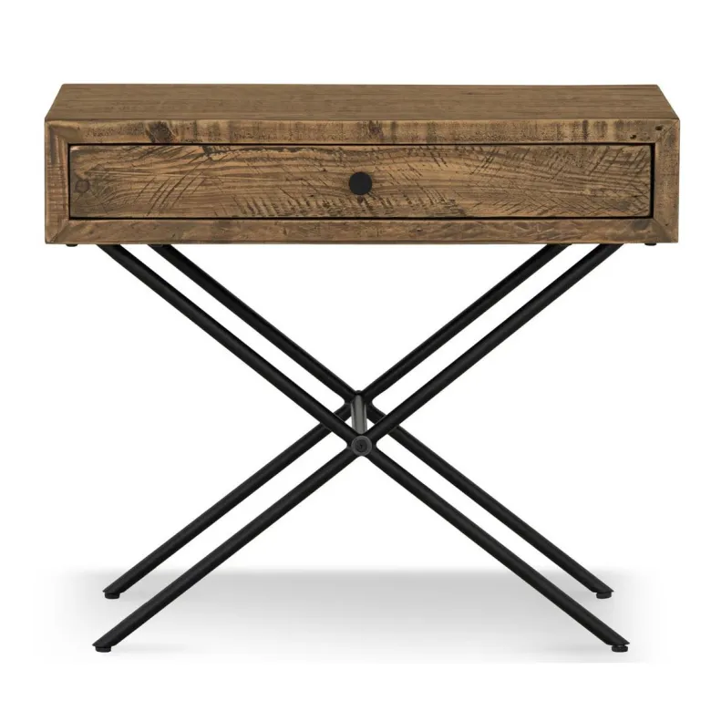 Console 1 tiroir bois marron - labertine