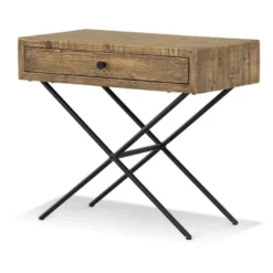 Console 1 tiroir bois marron - labertine