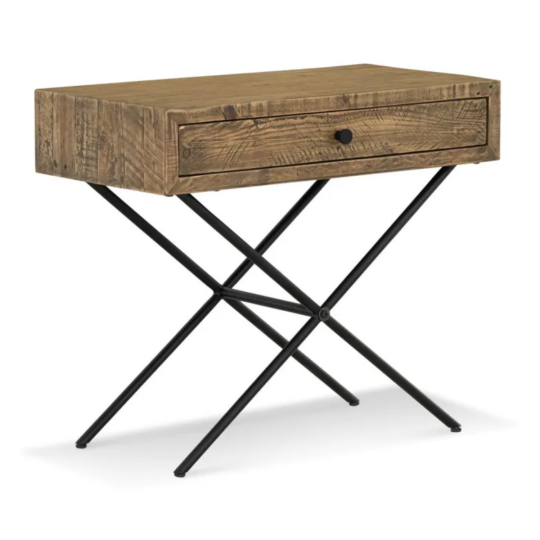 Console 1 tiroir bois marron - labertine