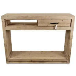 Console 1 tiroir naturel bois naturel -