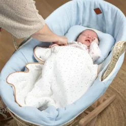 Couffin bébé matelas drap jeanne - tu