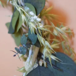 Couronne rotin & fleurs - kit diy
